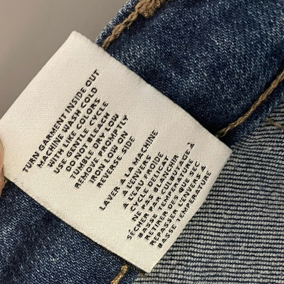 Anthropologie Oat Wide Leg Jeans Size 10/30 - Picture 6 of 6